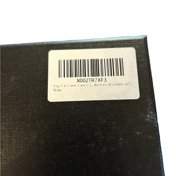 New Key Fob Cover Case Black Brown Lot Of 2 Black Brown BNWOT. - Picture 2 of 2